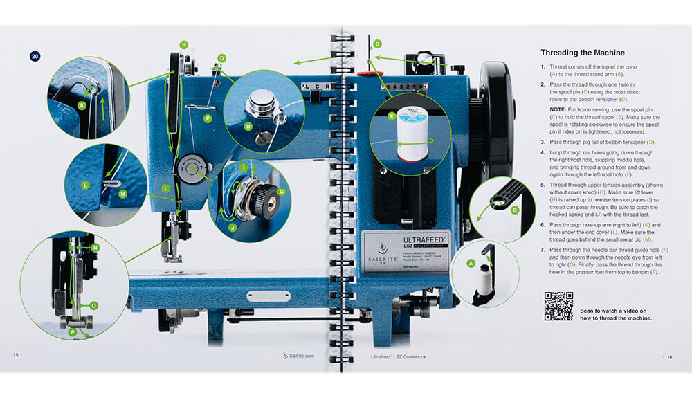 Ultrafeed high-quality sewing machine guidebook